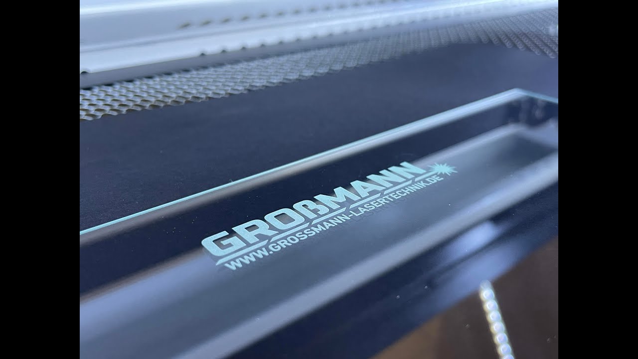 Glas gravieren mit UV Laser INTEGRA MK2 / Laserbeschriften